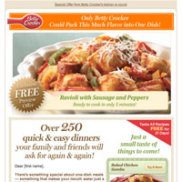 Betty Crocker Email