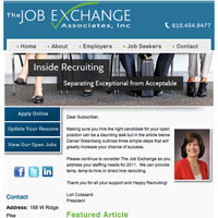 The Job Exchange Email